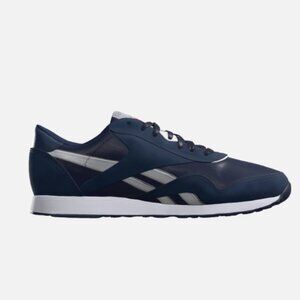 Reebok Men's Classic Nylon Sneakers - Navy / Platinum